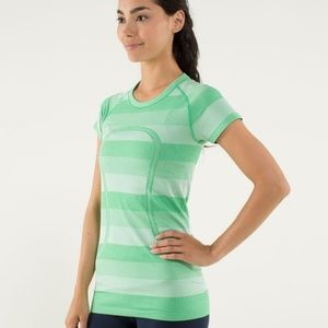 Lululemon Run: Swiftly Tech Heathered Green Bean